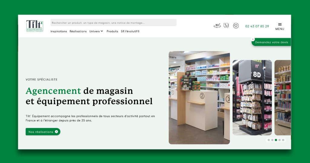 Tilt' Équipement
